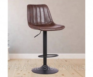 Високий барний стілець, сидіння і спинка м'які, матеріал, що легко чиститься, ко. . фото 7