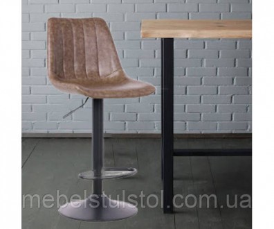 Високий барний стілець, сидіння і спинка м'які, матеріал, що легко чиститься, ко. . фото 6