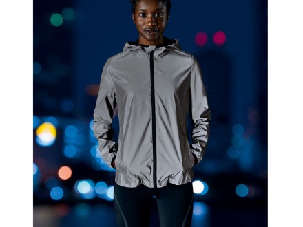 Жіноча функціональна світловідбивна вітрозахисна куртка від бренду Crivit. Вітер. . фото 5