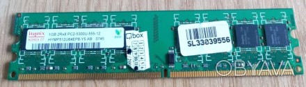 Оперативная память Hynix 1GB 2Rx8 PC2-5300S-555-12 DDR 2Б/у. Продается в таком в. . фото 1