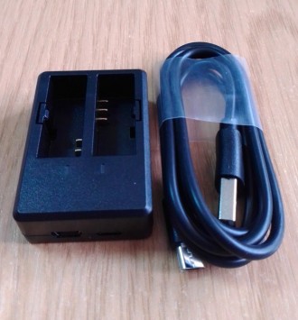 USB зарядное устройство для экшн-камер SJCAM SJ4000 на два аккумулятора.Дополнит. . фото 3