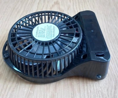 Вентилятор трехскоростной F95B на литиевой батарее 18650 4,5 Вт.Портативный наст. . фото 5