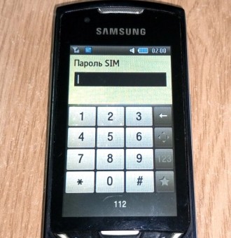 Мобильный телефон Samsung GT-S5620.Б/у, рабочий, но запрашивает пароль sim-карты. . фото 8