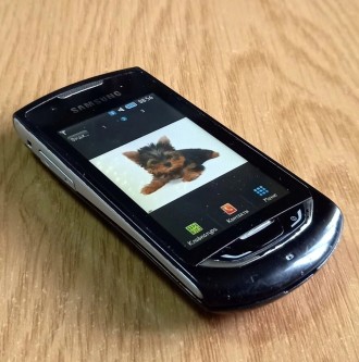 Мобильный телефон Samsung GT-S5620.Б/у, рабочий, но запрашивает пароль sim-карты. . фото 3