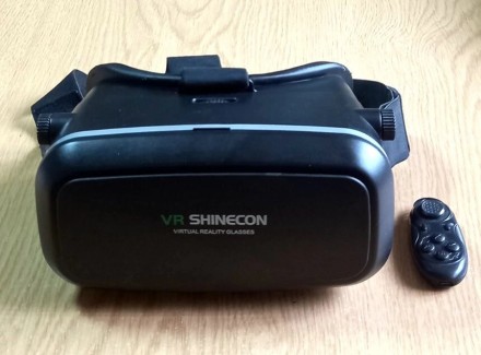 3D очки VR SHINECON с пультом, черные.Б/у, полностью рабочие. Продаются в таком . . фото 2