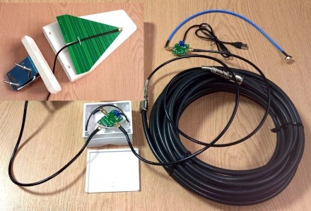 Комплект для выноса антенны спектроанализатора на мачту с питанием LNA по кабелю. . фото 2