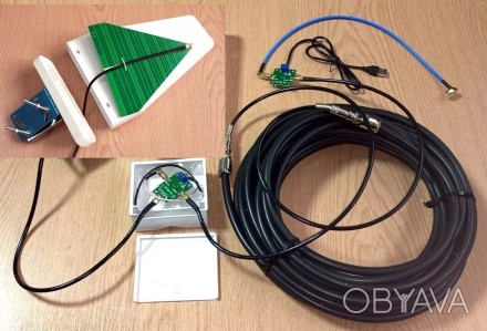 Комплект для выноса антенны спектроанализатора на мачту с питанием LNA по кабелю. . фото 1
