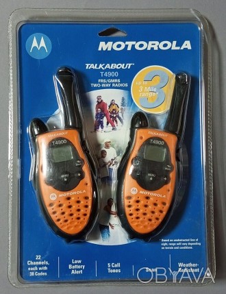 Радиостанции Motorola T4900, комплект.Характеристики:Количество каналов: 22Колич. . фото 1