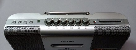 Cтерео магнитофон Panda с радио и проигрывателем флэшек.Б/у полностью рабочий, в. . фото 4