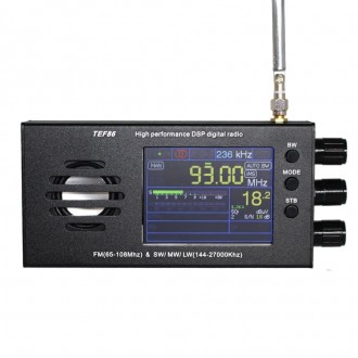 Радиоприемник TEF6686 RDS FM (65-108 МГц) и SW/MW/LW (144-27000 кГц), 3.2" ЖК-ди. . фото 2