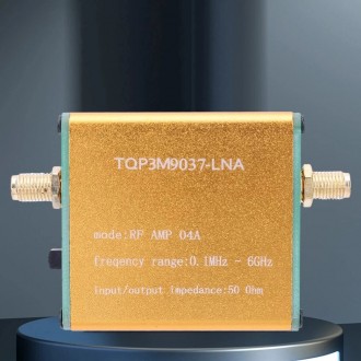 Усилитель LNA 0.1 МГц-6 ГГц 20 дБ с аккумулятором внутри, предусилитель мощности. . фото 2
