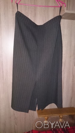 Юбка Van Gils женская прямая классическая. Размер 54 - 56, цвет тёмно - серый в . . фото 1