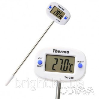 Цифровий термометр TA288 використовується під час приготування їжі та вимірюванн. . фото 1