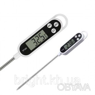 Цифровий термометр TP300 використовується під час приготування їжі та вимірюванн. . фото 1