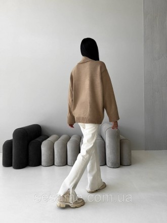 Яскравий лаконічний светр у стилі Massimo стане улюбленою річчю в повсякденному . . фото 6