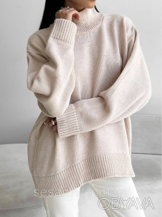 Яскравий лаконічний светр у стилі Massimo стане улюбленою річчю в повсякденному . . фото 1