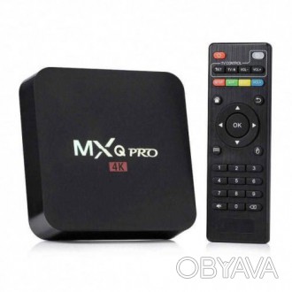 Приставка TV-BOX MXQPRO 4K 5G (Android 11.1 4/64) RK3228A Quad Core 32bits Corte. . фото 1