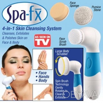Набор для умывания Spa Fx, набор для глубокого очищения кожи, щетка для очищения. . фото 1