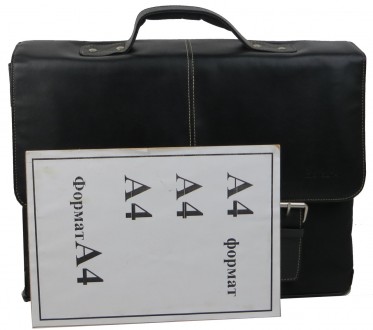 Мужской портфель с отделом для ноутбука 15,6 дюймов Monolith черный S2395 black
. . фото 10