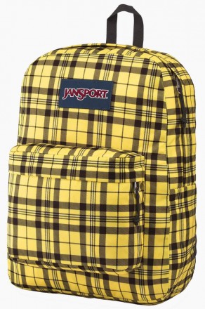 Городской рюкзак 25L Jansport Superbreak желтый в клетку JS00T5016G7
Описание то. . фото 2