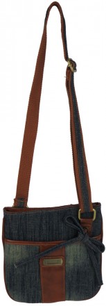 Джинсовая сумка на плечо Fashion jeans bag темно-синяя Jeans8079 navy
Описание:
. . фото 3