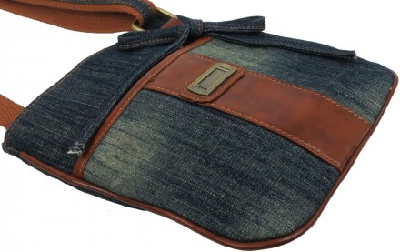 Джинсовая сумка на плечо Fashion jeans bag темно-синяя Jeans8079 navy
Описание:
. . фото 5