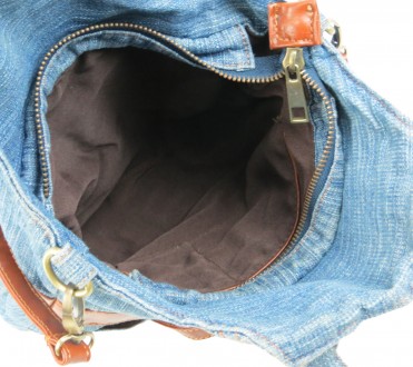 Женская джинсовая сумка Fashion jeans bag синяя Jeans8059 blue
Описание:
	Поверх. . фото 8