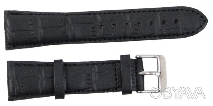 Кожаный ремень для часов Mykhail Ikhtyar Ш22 мм черный S617-22S Black
Описание т. . фото 1