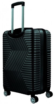 Средний пластиковый чемодан на колесах 70L GD Polo черный 60k001 medium black
Оп. . фото 3