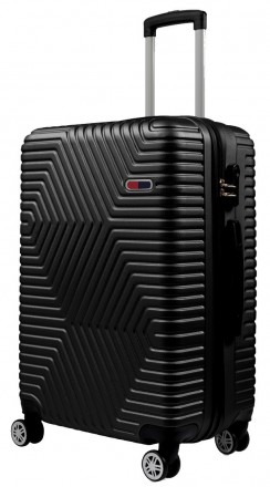 Средний пластиковый чемодан на колесах 70L GD Polo черный 60k001 medium black
Оп. . фото 2