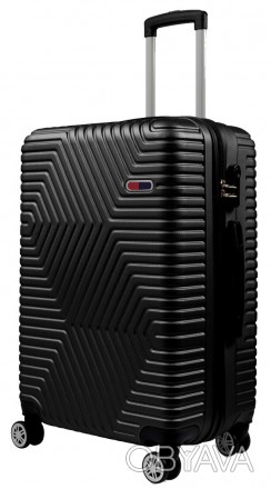 Средний пластиковый чемодан на колесах 70L GD Polo черный 60k001 medium black
Оп. . фото 1