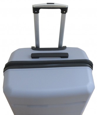 Средний чемодан из полипропилена на колесах 60L My Polo, Турция серый 70c05 medi. . фото 8