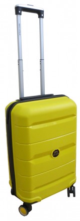 Малый чемодан из полипропилена, ручная кладь 40L My Polo желтый 70c05 small yell. . фото 3