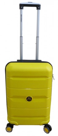 Малый чемодан из полипропилена, ручная кладь 40L My Polo желтый 70c05 small yell. . фото 2