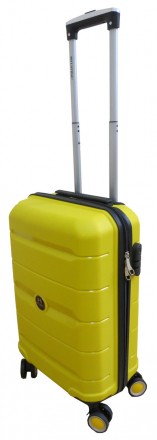 Малый чемодан из полипропилена, ручная кладь 40L My Polo желтый 70c05 small yell. . фото 4