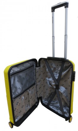 Малый чемодан из полипропилена, ручная кладь 40L My Polo желтый 70c05 small yell. . фото 6