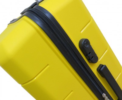 Малый чемодан из полипропилена, ручная кладь 40L My Polo желтый 70c05 small yell. . фото 10