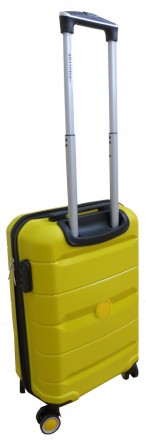 Малый чемодан из полипропилена, ручная кладь 40L My Polo желтый 70c05 small yell. . фото 5