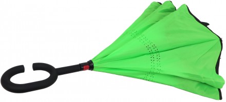 Двухслойный механический зонт-трость обратного сложения Ferretti S1645427
Описан. . фото 5