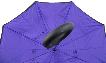 Механический двухслойный зонт-трость обратного сложения Ferretti S1645428
Описан. . фото 9