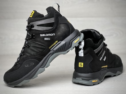 Спортивні шкіряні черевики, кросівки термо Salomon Contagrip Gore-Tex
Salomon — . . фото 9