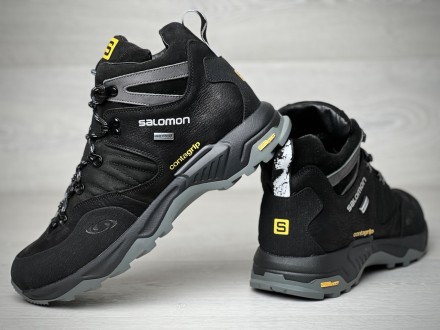 Спортивні шкіряні черевики, кросівки термо Salomon Contagrip Gore-Tex
Salomon — . . фото 18