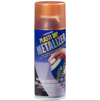 Жидкая резина для авто Plasti Dip Spray Metalizer 311 г графитовый добавляет мер. . фото 3