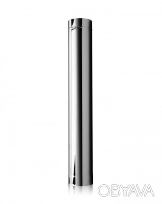 Труба дымоходная одностенная (Premium mono AISI 321) - длина 0.5 м, диаметр &Osl. . фото 1