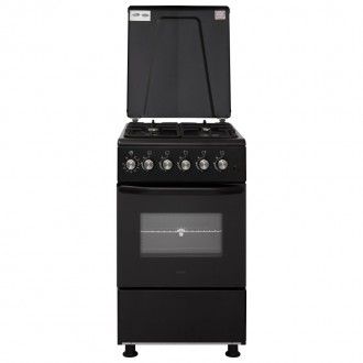 Плита кухонная газовая ELEYUS CAST 5001 CF BL чёрный. Запоріжжя. фото 1 Плита кухонная газовая ELEYUS CAST 5001 CF BL чёрный. Запоріжжя. фото 1