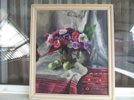 Нар.худ. укр. Шутев И. холст. м. раз. 60 х 70 см. 1998 гг. Закарпатская шк Эрдел. Ужгород. фото 1 Нар.худ. укр. Шутев И. холст. м. раз. 60 х 70 см. 1998 гг. Закарпатская шк Эрдел. Ужгород. фото 1
