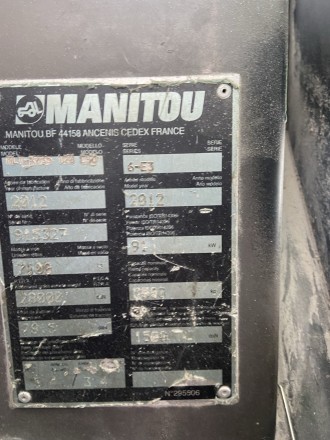 Продається телескопічний навантажувач MANITOU MLT 735-120, 2012-го р.в. В добром. . фото 5