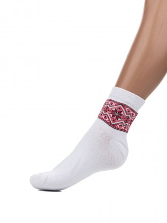 Шкарпетки жіночі з орнаментомЦіна за упаковку (12 пар). . фото 2