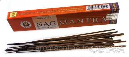 Натуральные благовония Golden Nag Mantra
Пыльцовые ароматические палочки премиум. . фото 1