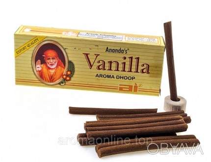 Безосновные благовония Sai darshan Vanilla
Натуральные ароматические палочки Sai. . фото 1